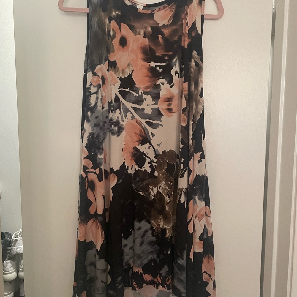 Floral dress. Lightweight. Great for a hot summer day